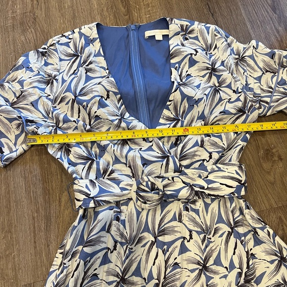 Jonathan Simkhai Zoey Floral Linen Blend Dress - Picture 11 of 12